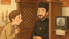 Виц: — Отче, съгреших…